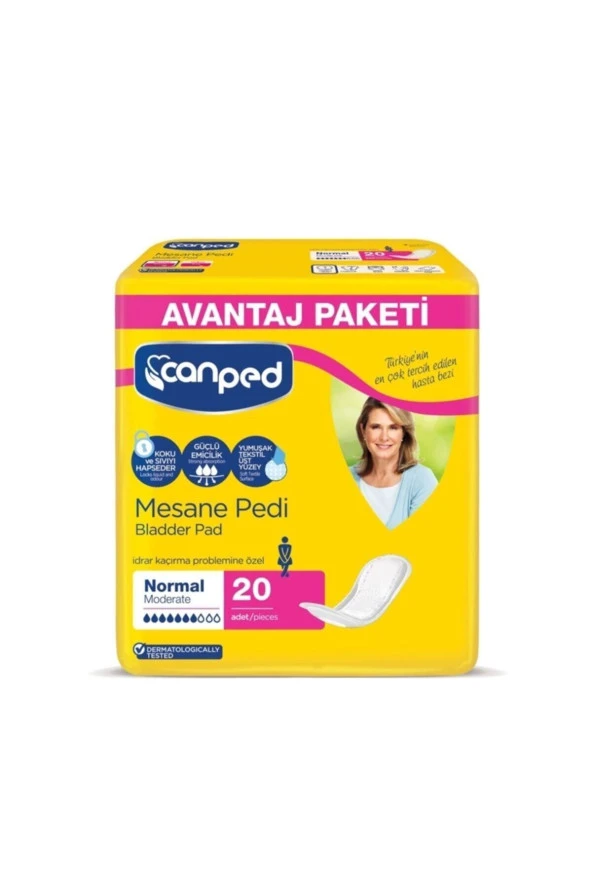 Canped Orta Boy Normal Mesane Pedi 20x4 80 Adet - Resim 2