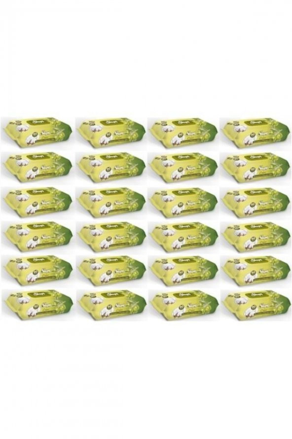 Sleepy Zeytinyağı Pamuksu Islak Havlu 24lü