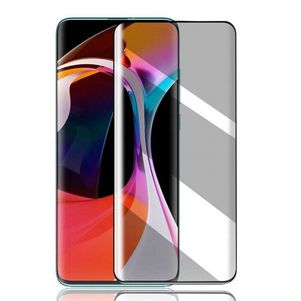 Xiaomi Mi 9T New 5D Privacy Hayalet Cam Ekran Koruyucu - 7