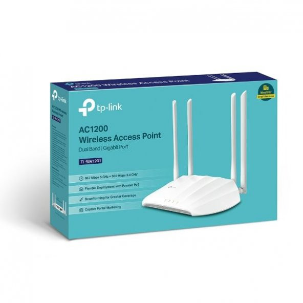 TP-LINK TL-WA1201 AC1200 D.BAND K.SUZ ACCES POINT - 3
