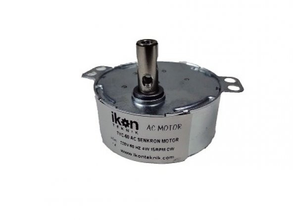 TYC 50 15 RPM CW Tek Yön 4W AC Senkron Motor,Şömine Motoru, MG503