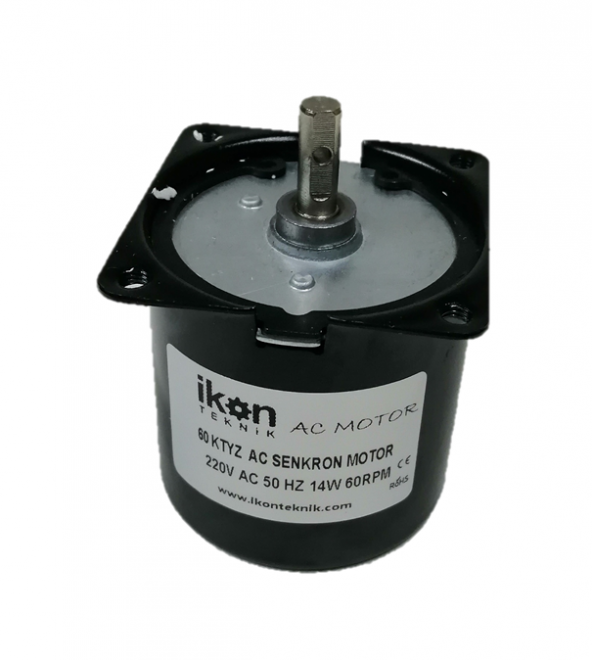 60RPM 14W 60KTYZ AC Senkron Motor, Dakikada 60 Tur - 2