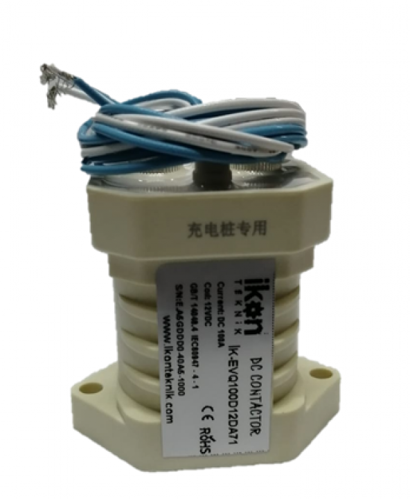 Evq100D12Da71 Dckontaktör 100A 12 750V Dc Yardımcı Kontak