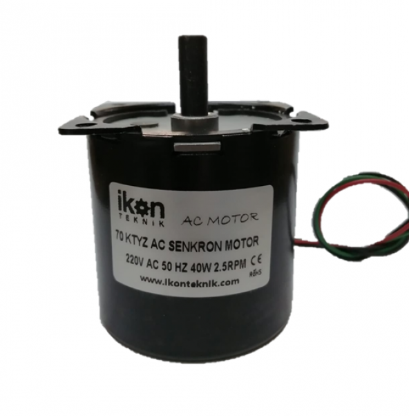 40W 2 5Rpm 70Ktyz Ac Senkron Motor