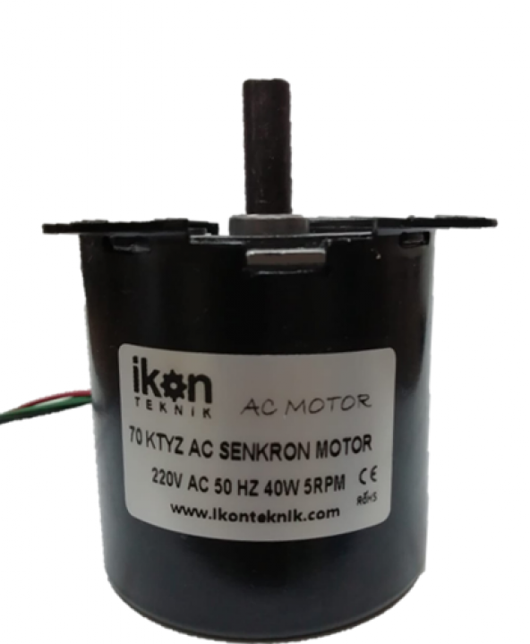 5Rpm 40W 70Ktyz Ac Senkron Motor