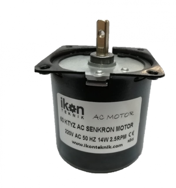 14W 2 5Rpm 60Ktyz Ac Senkron Motor