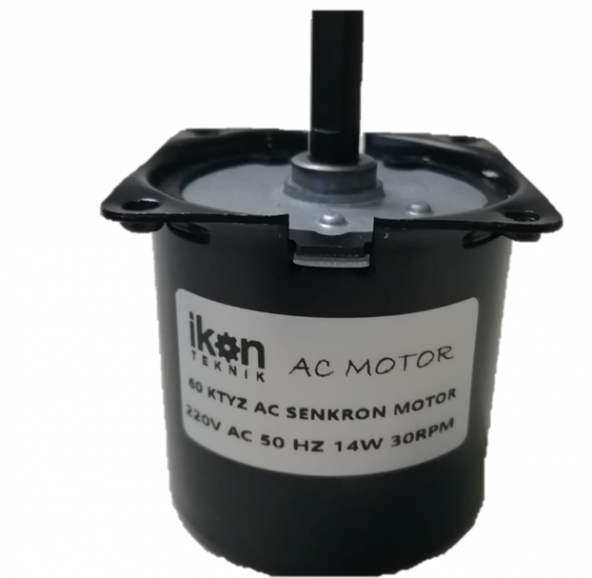 Viyol Motoru 60 Ktyz 14W 30Rpm Ac Senkron Motor