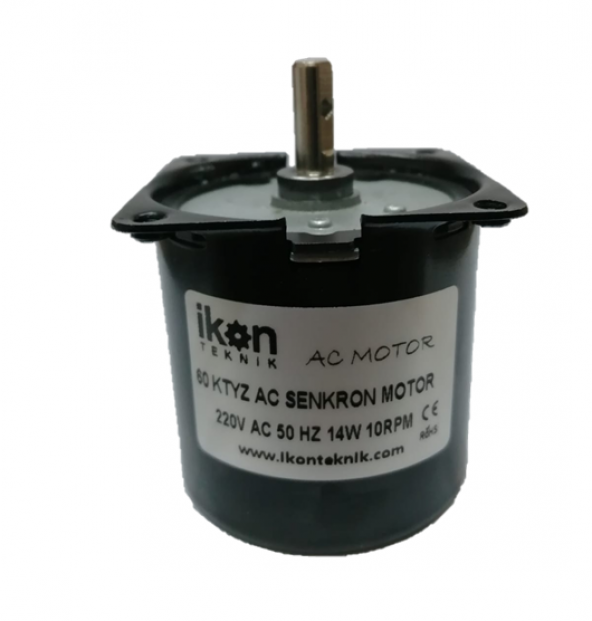 14W 10Rpm 60Ktyz Ac Senkron Motor, Dakikada 10 Tur Dönen Senkron Motor - 2