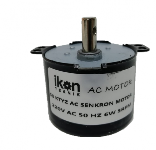 220V 5 rpm 6W AC Senkron Motor, Viyol Motoru