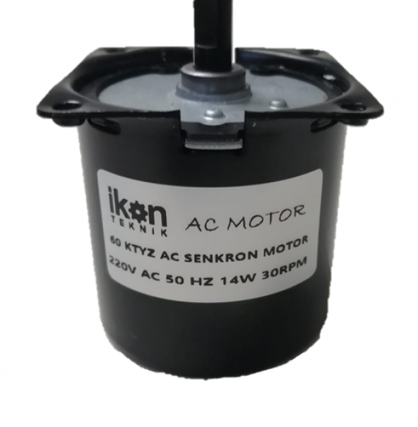 Viyol Motoru 60 Ktyz 14W 30Rpm Ac Senkron Motor - 6