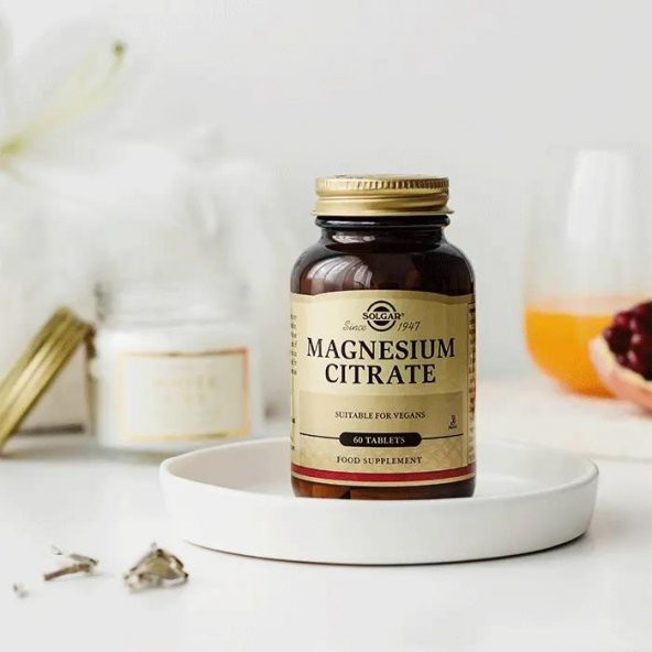 Solgar Magnesium Citrate 200 mg 60 Tablet 2 Adet - 2