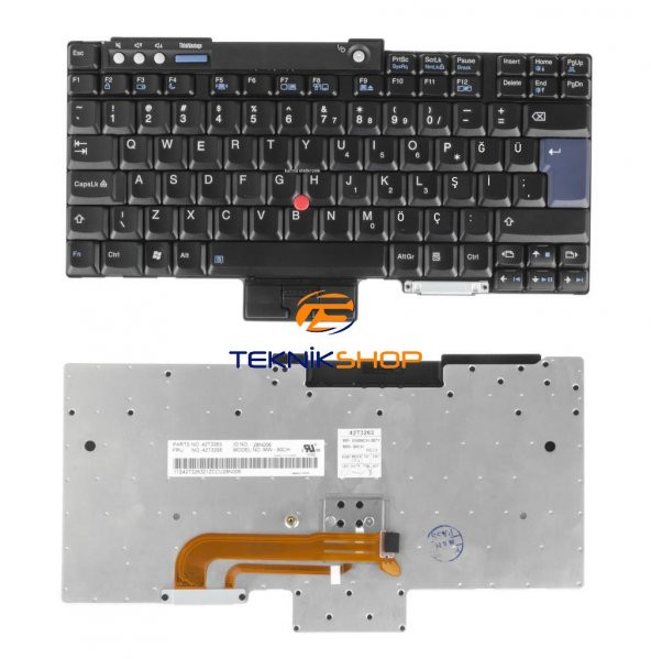 Lenovo ThinkPad T400 T500 Notebook Klavyesi - TR