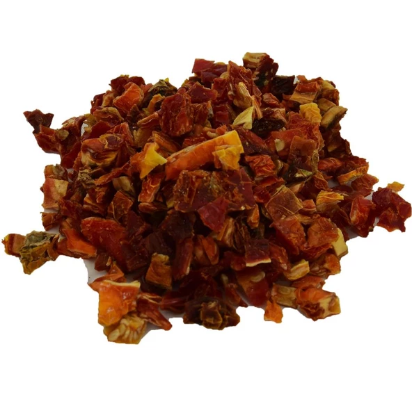 Doğal Küp Kesim Doğranmış Kurutulmuş Domates Kurusu 100Gr