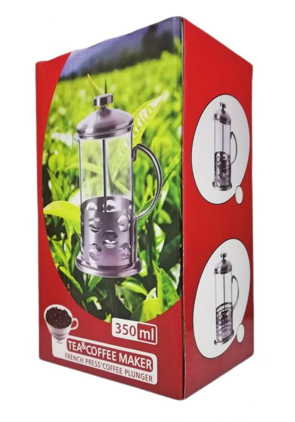 Bitki Demleme Bardağı French Press 350 ml - 4