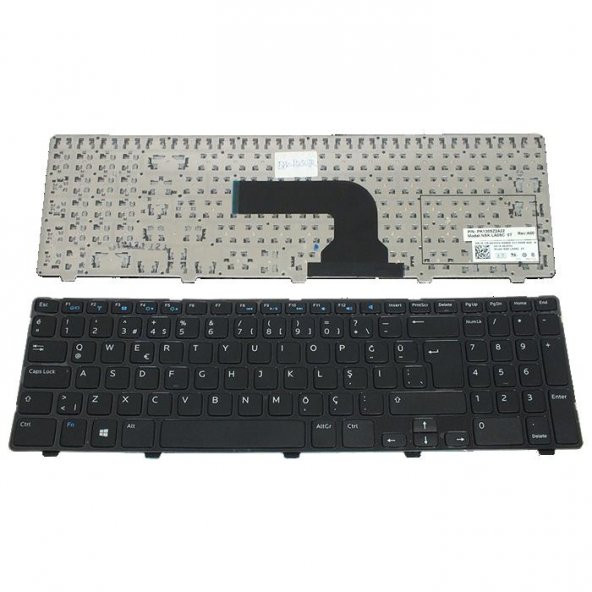 Dell Inspiron 3521, 3537, 5421, 5521, 5535 Notebook Klavyesi (Siyah TR) - 2