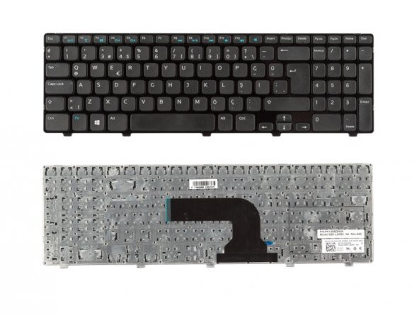 Dell Vostro 2521, V2521 Notebook Klavyesi (Siyah TR)