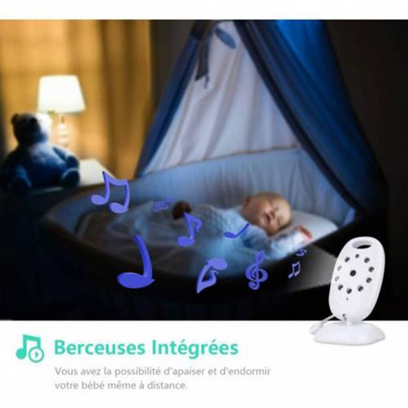 Angel Eye KS-601 Gece Görüşlü Bebek Kamerası Monitör Oda Sıcaklığı Kontrollü - 4