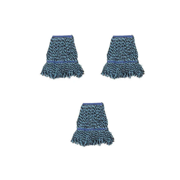 Cod-Ex Islak Mop Püskül Paspas Başlığı - Geniş - 25 Cm. - 500 Gr. - Pamuklu - 3 Adet ürün görseli 1