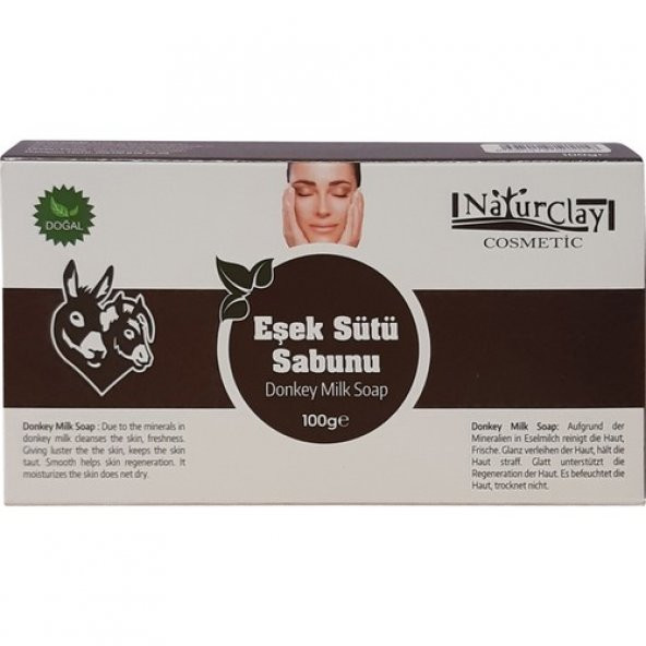 Naturclay Eşek Sütü Sabunu 100 gr 2 Adet