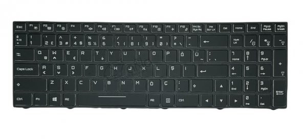 Monster A5 V9.2.2 A5 V9.2.3 Notebook Klavye - Siyah TR - Backlit (RGB)