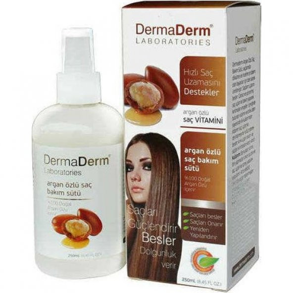 Dermaderm Argan Özlü Saç Bakım Sütü 250 ml