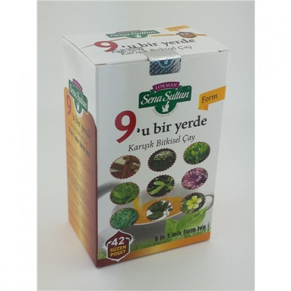 Lokman Sena Sultan Doğal 9U Bir Yerde Karışık Form Çayı (84 Gr.)-Zyf