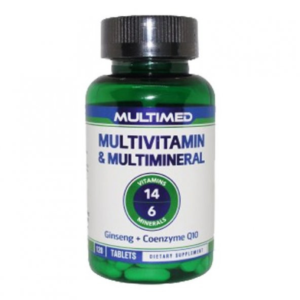 Multimed Multivitamin & Multimineral Ginseng + Koenzim Q10 120 Tablet
