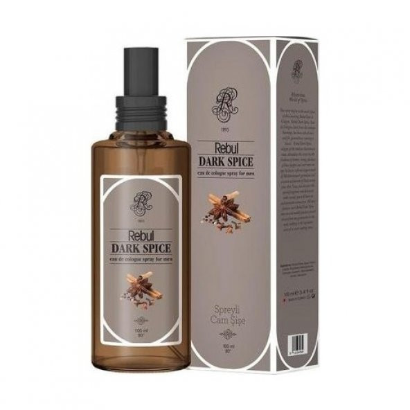 Rebul 125Ml Dark Spice Spreyli Pet Şişe Kolonya ürün görseli