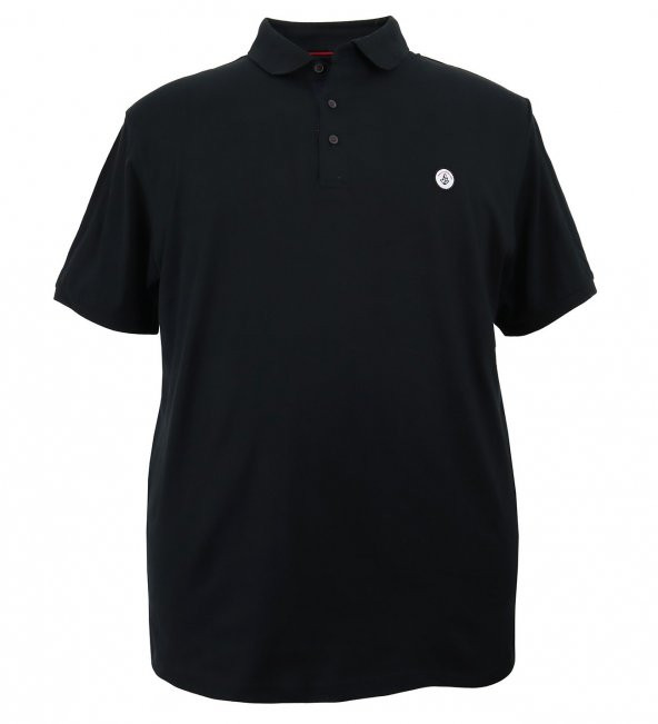 Büyük Beden Erkek Tişört Likralı Pike Polo Yaka - 3