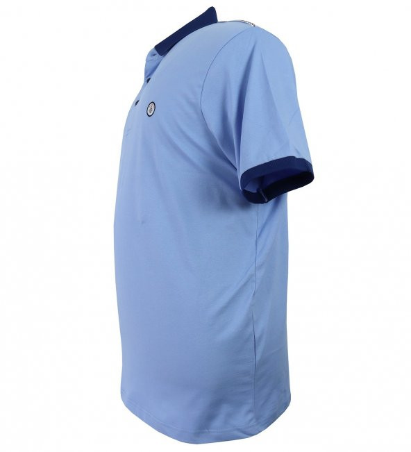 Büyük Beden Erkek Tişört Likralı Pike Polo Yaka - 10