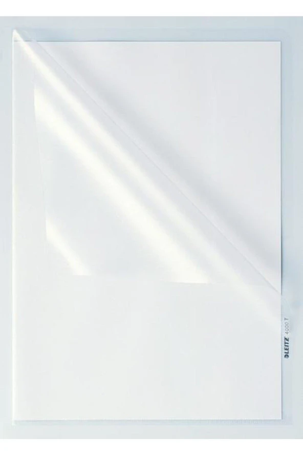 Leitz Poşet Dosya L Tipi A4 Şeffaf Buzlu (100 Lü Paket) ürün görseli