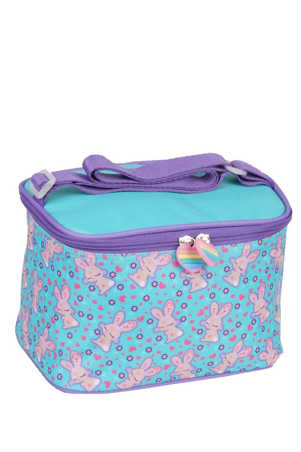 Elatae Ortopedik Çok Gözlü İlkokul Sırt Çantası Seti Lila - Resim 3