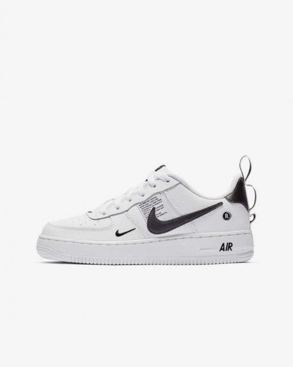 Nike Air Force 1 LV8 Utility (Gs) Beyaz Renk Kadın Sneaker Ayakkabı - 2