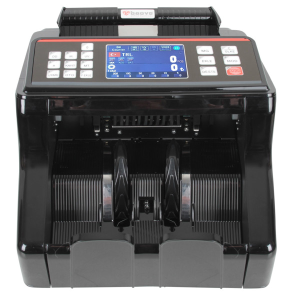 Baove GB8200B Karışık Para Sayma Makinesi ve  Sahte Yakalama + Müşteri Ekranı - 5