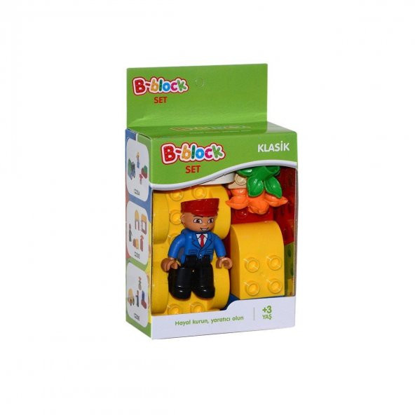 Birlik Toys C2301-4-10 B-Block Mini Blok Seti