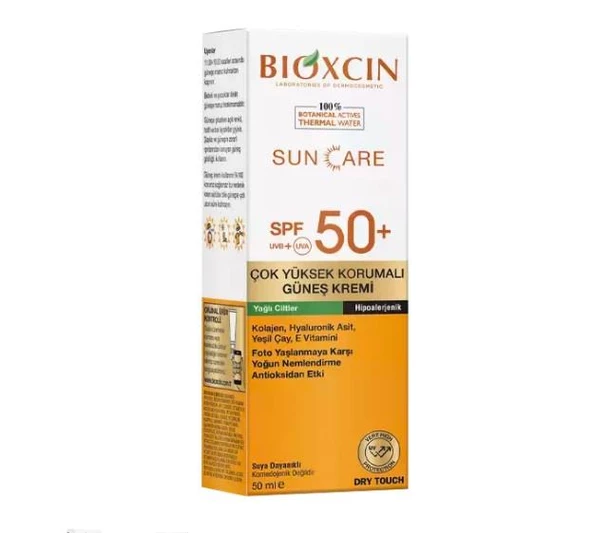 Bioxcin Sun Care Çok Yüksek Korumalı Yağlı Ciltler Için Güneş Kremi Spf 50+ 50 ml