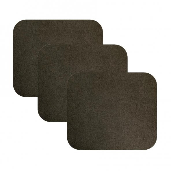 Knsz oturma minderi 3 lü artis&mutlu kahve penye kumaş tel bar taburesi sandalyesi için