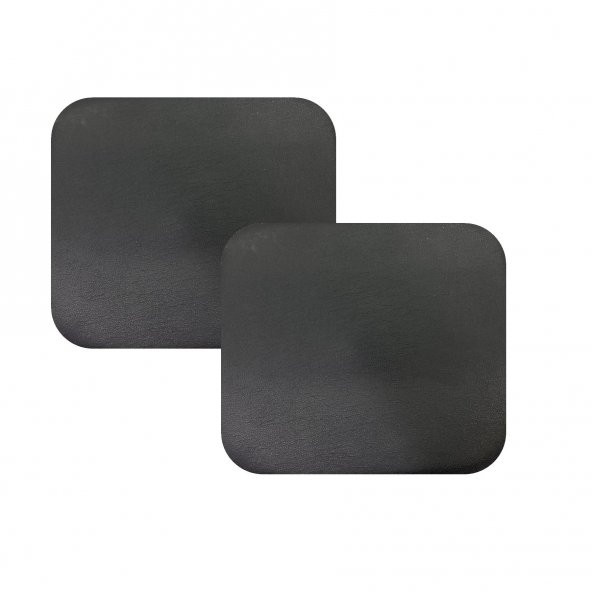 Knsz oturma minderi 2 li mazlum syh suni deri tel sandalyesi oturma yeri için - Resim 2