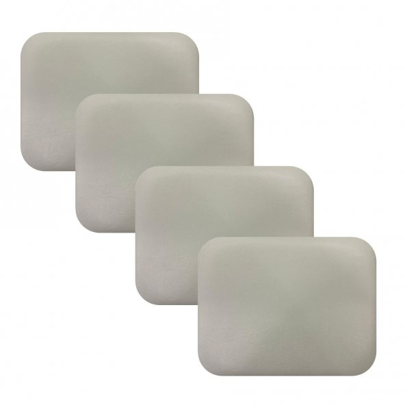 Knsz oturma minderi 4 lü mazlum byz suni deri tel sandalyesi oturma yeri için ürün görseli