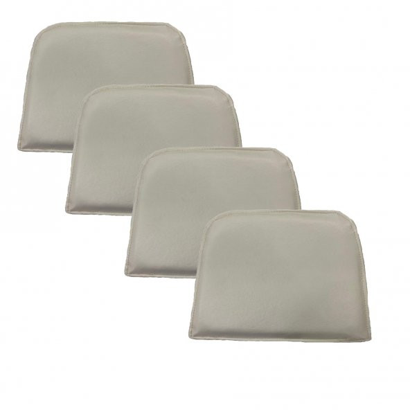 Knsz sırt minderi 4 lü mazlum byz suni deri cırtlı tel sandalyesi sırtı için - Resim 2