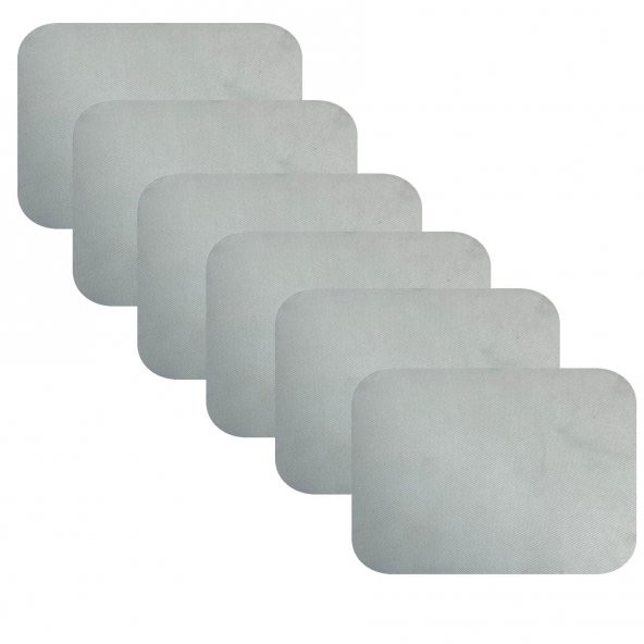 Knsz oturma minderi 6 lı mazlum beyaz kumaş tel sandalyesi oturma yeri için - Resim 2