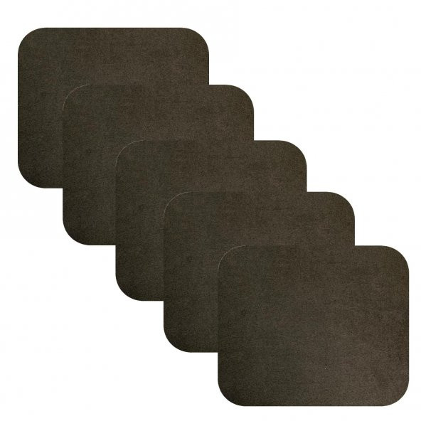 Knsz oturma minderi 5 li mazlum kahve penye kumaş tel sandalyesi oturma yeri için - 2