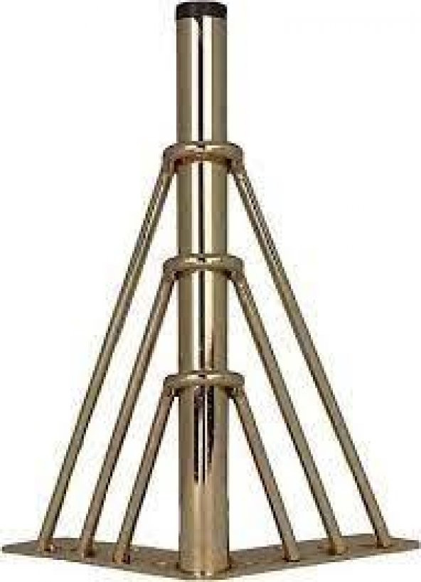 Mobilya Ayağı Telli 18 Cm Gold