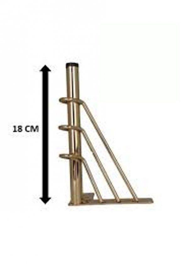 Mobilya Ayağı Telli 18 Cm Gold - 2
