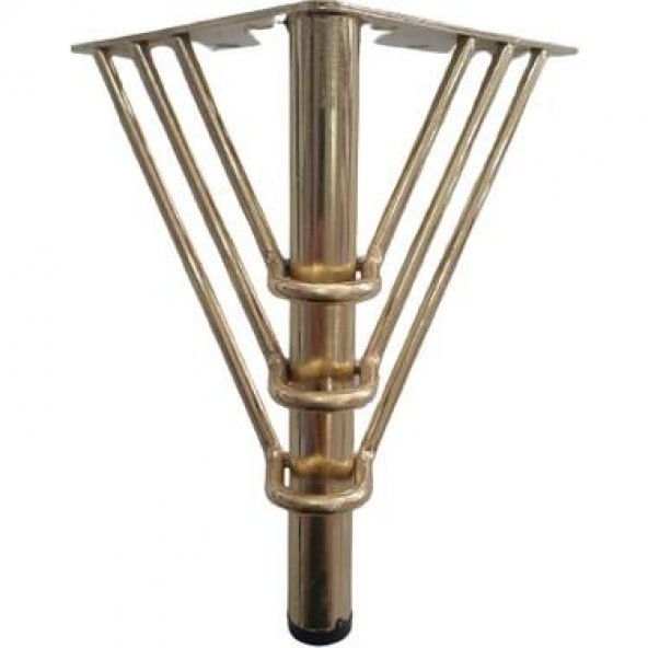 Mobilya Ayağı Telli 20 Cm Gold