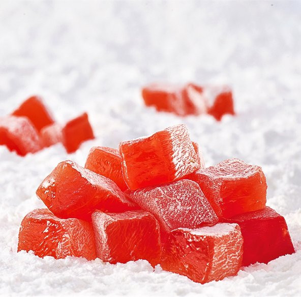 125 Gr. Pudra Şekerli Mini Güllü Lokum