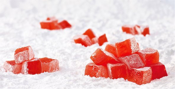 125 Gr. Pudra Şekerli Mini Güllü Lokum - 2