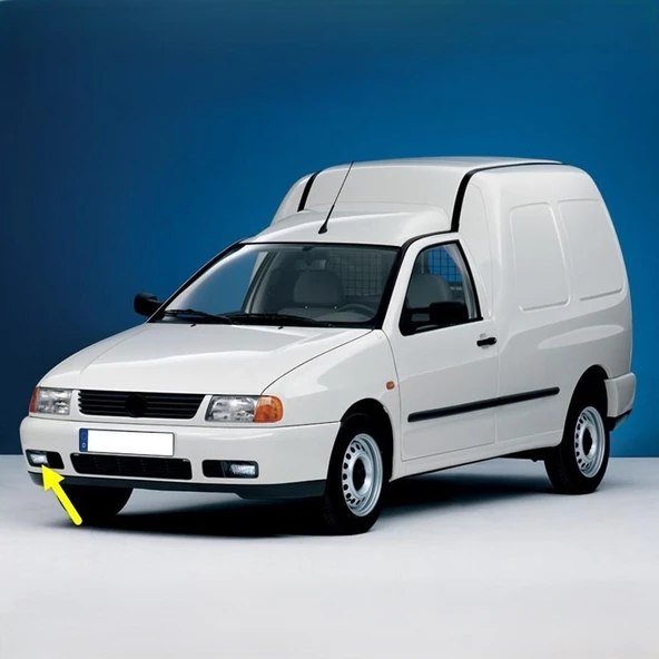 VW Caddy 1996-2003 Ön Tampon Sağ Sis Farı Kapağı 6K5853666