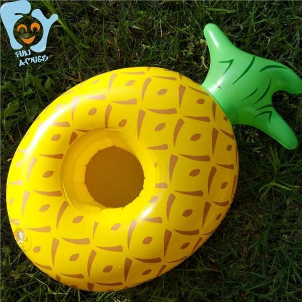 Ananas Deniz Yatağı Şişme Bardak Tutucu - 3