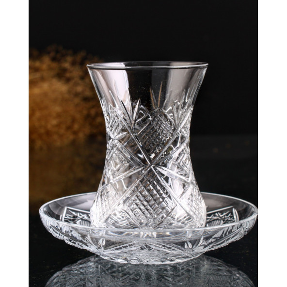 Kikovski 12 Parça Çay Takımı Eko - İncebelli - Göz Dekor